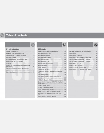volvo v60 2014 owners manual lhd&rhd